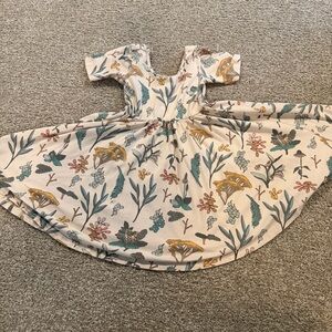 Alice and Ames short sleeve ballet dress in Herbal study pattern size 5T